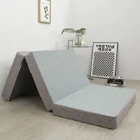 Markenlos Colchones inflables con 15 cm de espuma viscoelástica – Diseño plegable resistente al desgarro – 135 x 190 x 15 cm