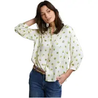 River Woods Beige/yellow Fantasy Blouse 3/4 Sleeves Talla: 40 | Blusas Outlet | Mujer | Amarillo