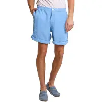 River Woods Fancy Linen Short Stone Talla: 48 | Pantalones Cortos Outlet | Hombre | Blanco