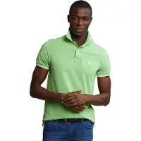 River Woods Custom Fit Cotton Polo Breadfruit Talla: S | Polos Outlet | Hombre