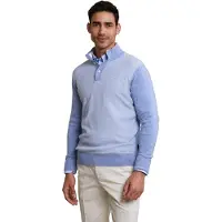 River Woods Custom Fit Cotton Mock Neck Pullover Dk Seashore Mix Talla: XXL | Jerséis Outlet | Hombre
