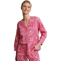 River Woods Fuchsia/white Buttoned Fantasy V-neck Blouse Talla: 38 | Blusas Outlet | Mujer | Blanco