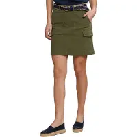 River Woods Khaki Short Skirt Applied Pockets Talla: 36 | Mini Faldas Outlet | Mujer