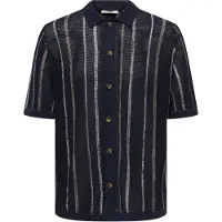 Only & Sons Cárdigan 'ONSTobby' beige / navy / blanco
