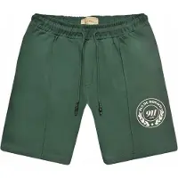 Pas De Monaco Pantalón 'Lemans' verde oscuro / blanco