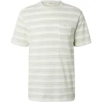 INDICODE JEANS Camiseta 'Scotland' jade / blanco natural