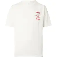 Volcom Camiseta 'TEMPTATIONS' verde claro / rojo / negro / blanco cáscara de huevo