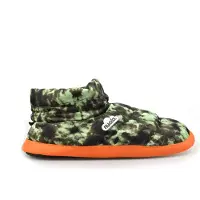 Nuvola Nuvola. Zapatillas de casa 'Nebbia' verde