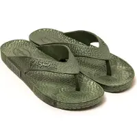 Brasileras Zapatos para playa y agua 'Gummix' verde oscuro
