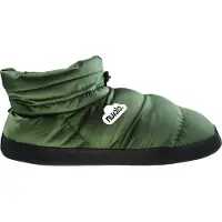 Nuvola Nuvola. Zapatillas de casa 'Boot Home' verde oscuro
