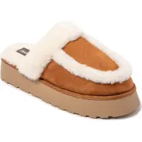 Nuvola Nuvola. Zapatillas de casa 'Alaska' marrón castaño