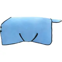 vidaXL Manta para caballos, modelo "Aqua", 115 cm, de poliéster y forro polar