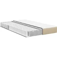 vidaXL Colchón para cama de plataforma , color salvia, 120 x 190 cm, tejido
