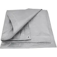 AWTOOLS , lona plateada, 120 gramos, 10 x 20 metros