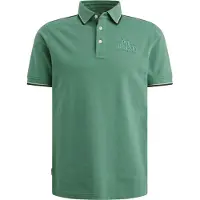 PME Legend Camiseta 'Polo shirt in piqué with artwork' verde