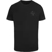 Mister tee Camiseta 'Man On The Moon' negro / blanco