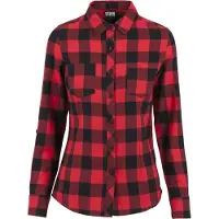 Urban Classics Blusa rojo fuego / negro