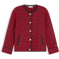 Tommy Hilfiger Cárdigan azul noche / rojo