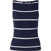 Vero Moda Top 'VMDina' navy / blanco