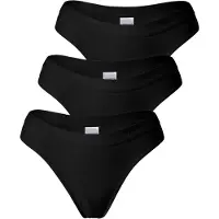Yenita Tanga ' Damen Tanga mit elastischem Logobund ' negro