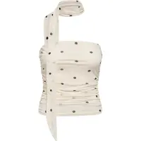 JDY Top 'JDYElsa' negro / blanco