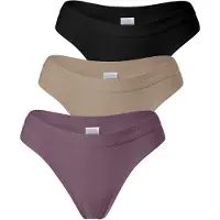Yenita Tanga ' Damen Tanga mit elastischem Logobund ' negro