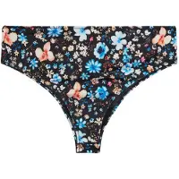 Swim By Zizzi Braga de bikini 'Caanne' azul / melocotón / rosa / negro