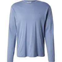 Calvin Klein Ls Supima Interlock Tee Dusty Sailor Blue Talla: L | Manga Larga Outlet | Hombre | Azul