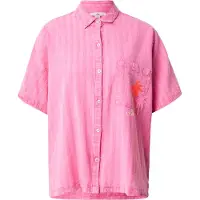 Rip Curl - Women's Hotel Malibu Embroid Shirt - Blusa size L, fucsia