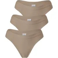 Yenita Tanga ' Damen Tanga mit elastischem Logobund ' beige