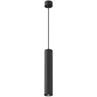 Maytoni Lámpara colgante Calipso, negra, Ø 5,6 cm, metal, GU10