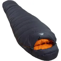 Mountain Equipment - Glacier 450 - Saco de dormir de plumas size Regular - Body Size: 185 cm, obsidian