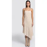 And Other Stories & Other Stories Izzey Dress Beige Talla: 38 | Vestidos Midi Outlet | Mujer | Marrón