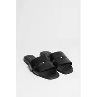 And Other Stories & Other Stories Faye Summer Flat Black Talla: 39 | Chancletas Outlet | Mujer | Negro
