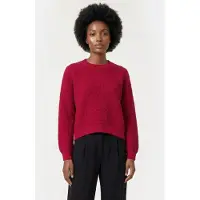And Other Stories & Other Stories Waffle Sweater Red Talla: L | Sudaderas con Capucha Outlet | Mujer | Rojo
