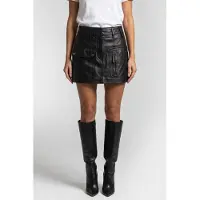 And Other Stories & Other Stories Noomi Leather Skirt Black Talla: 46 | Mini Faldas Outlet | Mujer | Negro