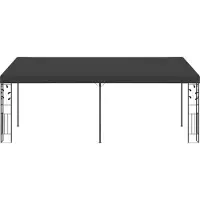 Syfax Cenador con montaje en la pared antracita 6x3x2,5 m