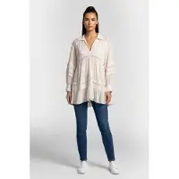 And Other Stories & Other Stories Penn Dress White Talla: S | Blusón Outlet | Mujer | Blanco