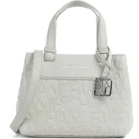 Armani Exchange para mujer. XW001576AF15774U6275 Bolso con logo estampado beige (OSFA), Blanco, Casual, Clásico, Poliéster, A|X Armani E