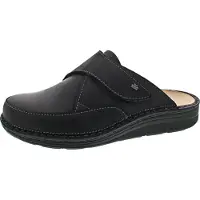 Finn Comfort Zapatos abiertos 'Pantolette Herren 01422 615099 Echtleder in schwarz' negro