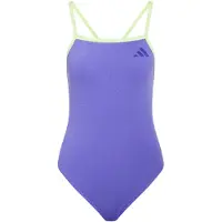 Adidas adidasBañador con tirantes finos y espalda en V 36 Solar Purple Mujer