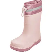Playshoes Botas de lluvia rosa / rosé / plata