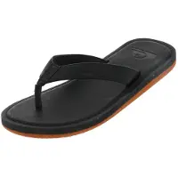 Quiksilver Chanclas MOLOKAI NUBUCK II hombre - Negro - 39
