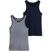 Next Top navy / blanco
