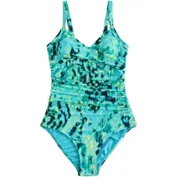 Next Bañador moldeador turquesa / petróleo / esmeralda / verde claro