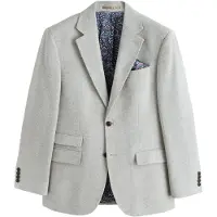 Next Chaqueta tipo saco para negocios 'Nova Fides' gris claro