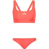 Adidas adidasBikini con espalda en V 3 Stripes 42 Solar Turbo / Frozen Turbo Mujer
