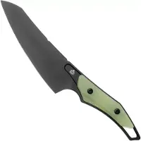 QSP Knife T-Cook QS172-B2, Black Nitro-V, Glow In The Dark G10 cuchillo fijo