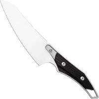 QSP Knife T-Cook QS172-A1, Stonewashed Nitro-V, Black G10 cuchillo fijo