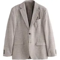 Next Chaqueta tipo saco para negocios marrón / gris